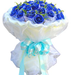 今生最爱 33朵蓝玫瑰花束